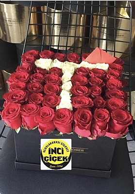 Kiiye zel gl ba harf siyah kare kutuda