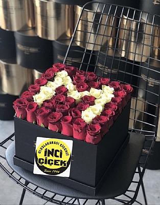 KARE KUTU BA  KIRMIZI GLLERDEN